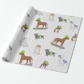 Honden Verpakkingspapier Cadeaupapier (Uitgerold)