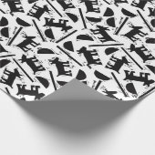 Honden Verpakkingspapier Cadeaupapier (Hoek)