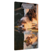 Honden vieren nieuwjaar klembord (Rechts)