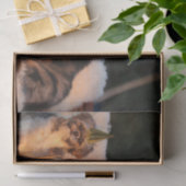 Honden vieren nieuwjaar tissuepapier (Geschenk)