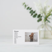 Honden visitekaartje (Staand voorkant)