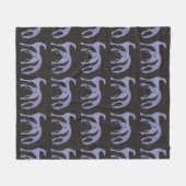 Honden Vlies Deken Throw (Voorkant (Horizontaal))