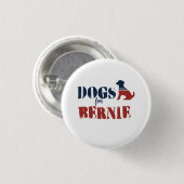 Honden voor Bernie Ronde Button 3,2 Cm (Voorkant /achterkant)
