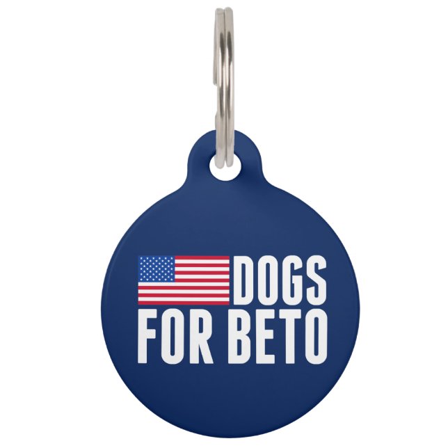 Honden voor Beto O'Rourke 2018 Huisdierpenning (Voorkant)