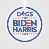 HONDEN VOOR BIDEN HARRIS 2020 ORNAMENT (achterkant)