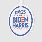 HONDEN VOOR BIDEN HARRIS 2020 ORNAMENT (voorkant)