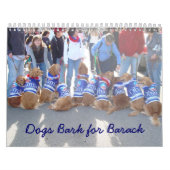 Honden voor de agenda van Obama Kalender (Hoes)