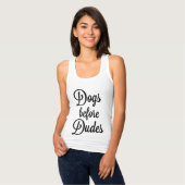 Honden voor Dudes Funny Tanktop (Volledige Voorkant)