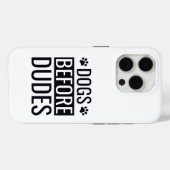 Honden vóór Dudes Quote Case-Mate iPhone Case (Achterkant (horizontaal))