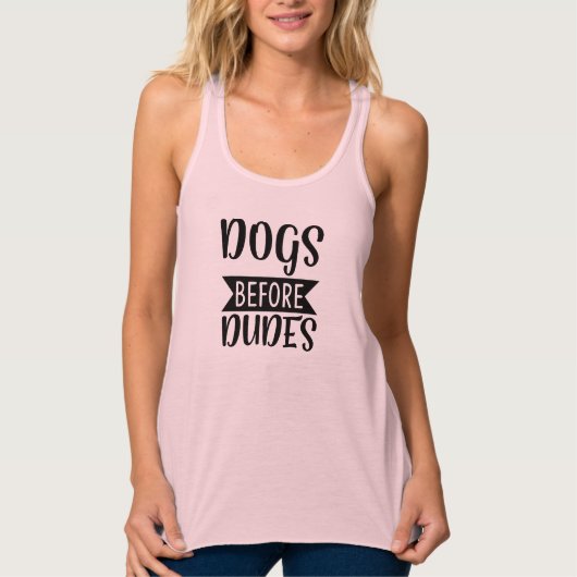 Honden voor Dudes Tanktop (Voorkant)