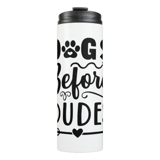 Honden voor Dudes Thermosbeker (Voorkant)