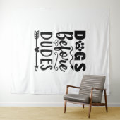 Honden voor Dudes Wandkleed (In Situ (horizontaal))