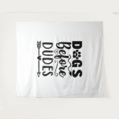 Honden voor Dudes Wandkleed (Voorkant (horizontaal))