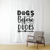 Honden voor Dudes Wandkleed (In situ)