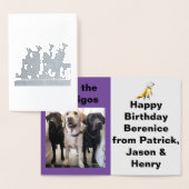 Honden voor gehandicapten Aanpasbaar Folie Kaarten (Display)