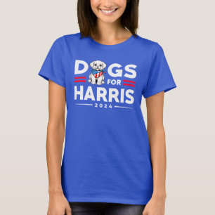 Honden voor Harris Kamala 2024 Hondenliefhebbers T-shirt