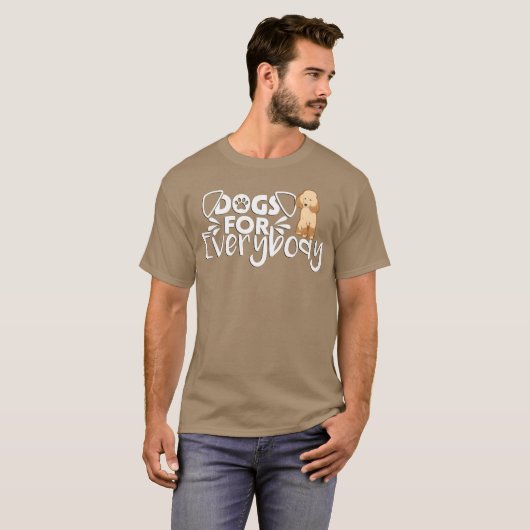 Honden voor iedereen Grappig Cadeau voor Poedel Ho T-shirt (Voorkant volledig)