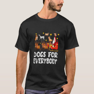 Honden voor iedereen Kersthond Grappige Kerstman T-shirt
