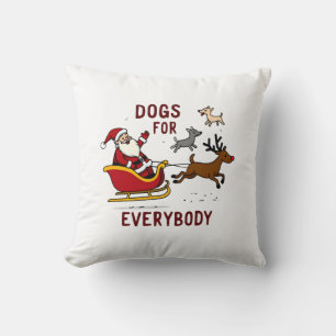Honden Voor Iedereen Sinterklaas Grappig Kerstmis Kussen