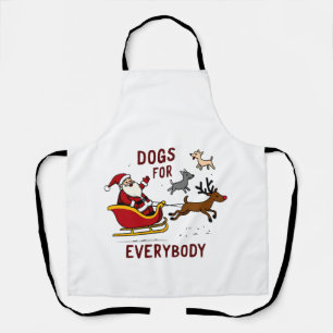 Honden Voor Iedereen Sinterklaas Grappige Kerstmis Schort
