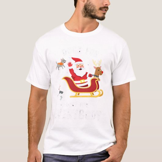 Honden voor iedereen Sinterklaas Grappige Kerstmis T-shirt (Voorkant)