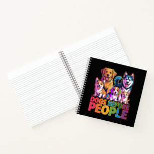 Honden Voor Mensen Grappig Ontwerp Voor Hondenlief Notitieboek