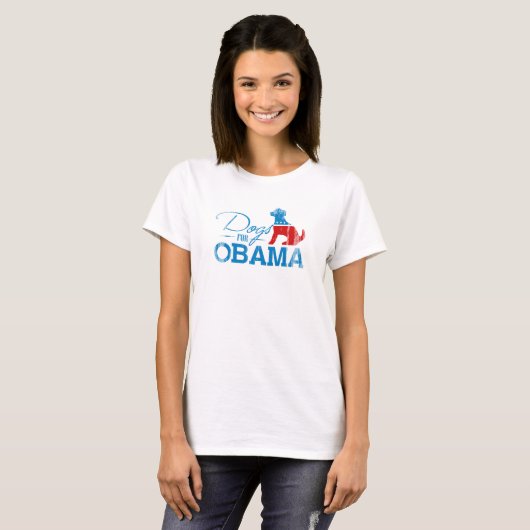 Honden voor Obama - .png T-shirt (Voorkant volledig)