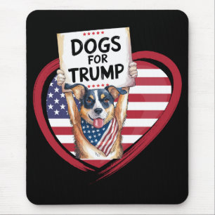 Honden voor Trump: Paw-politieke patriotten Muismat