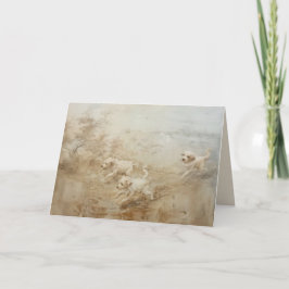 Honden - Vouwbare Wenskaart Kaart