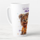 Honden Vriendschap Latte Mok (Linkerhoek)
