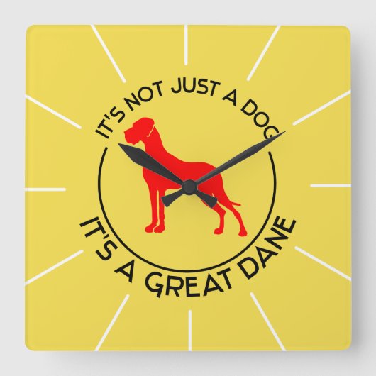 Honden Wandklok (Voorkant)