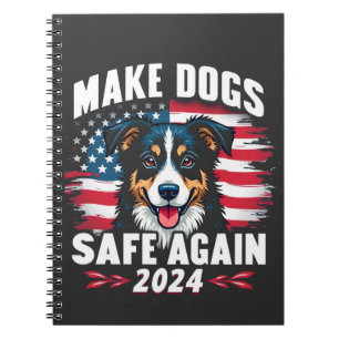 Honden weer veilig maken Trump voor Amerikaanse ve Notitieboek