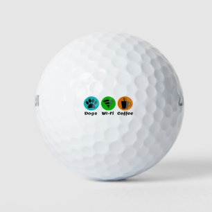 Honden Wi-Fi en koffie Golfballen