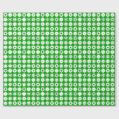Honden - Wit over groen gras Cadeaupapier (Vlak)