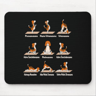 Honden Yoga - Oefeningen Poses Lance Meditatief Pl Muismat
