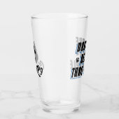 Honden zijn beter (BLK/BLU) Glas (Rechts)