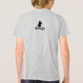 Honden zijn beter (BLK/BLU) Tri-Blend Shirt (Achterkant)