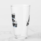 Honden Zijn Beter [Zwart/Blauw] Glas (Links)