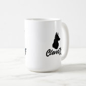 Honden Zijn Beter [Zwart/Blauw] Koffiemok (Voorkant rechts)