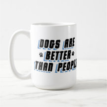 Honden Zijn Beter [Zwart/Blauw]