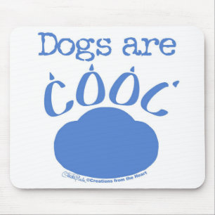 HONDEN zijn Cool Paw Print Muismat