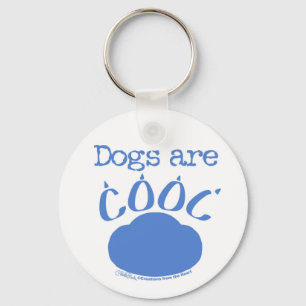 HONDEN zijn Cool Paw Print Sleutelhanger