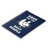 Honden zijn de beste mensen notitieboek (Linkerzijde)
