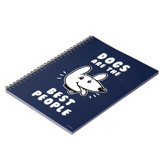 Honden zijn de beste mensen notitieboek (Linkerzijde)