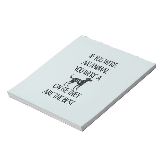 Honden zijn de beste - notitieblok (Linkerzijde)