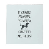 Honden zijn de beste - notitieblok (Voorkant)