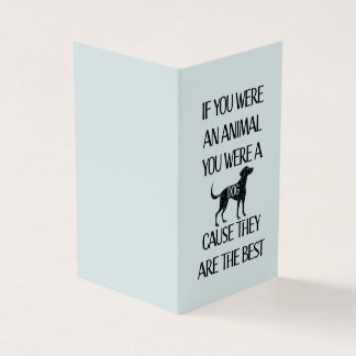 Honden zijn de beste. Perfecte kaart voor het hond