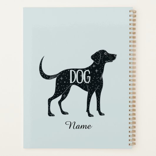 Honden zijn de beste - Planner (Achterkant)