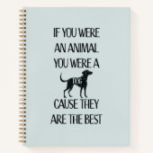 Honden zijn de beste - Spiral Notitieboek (Voorkant)