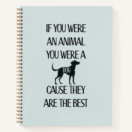 Honden zijn de beste - Spiral Notitieboek (Voorkant)